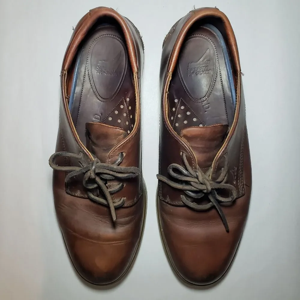 Sperry Top-Sider Wetlands Collection Brown Oxfords Size 8.5